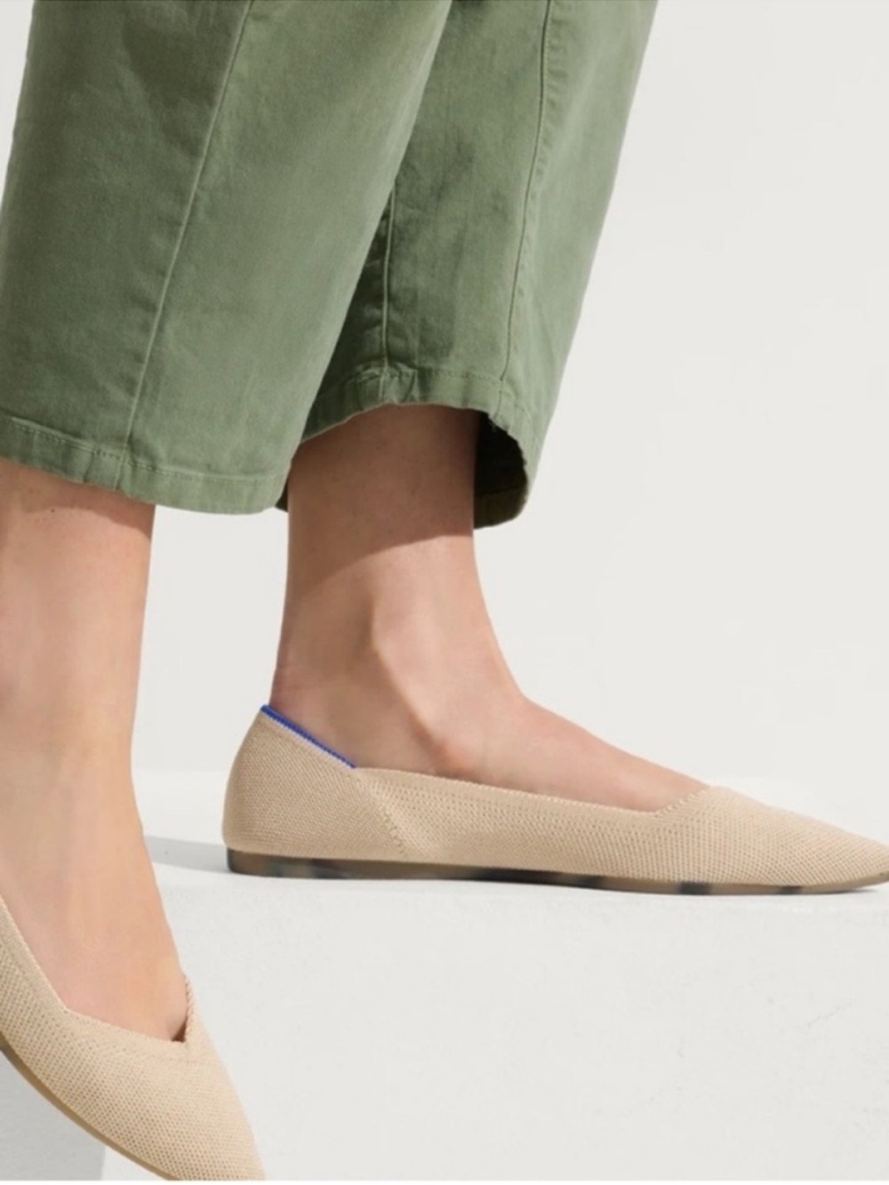 Rothys The Point Flats in Camel Size 12